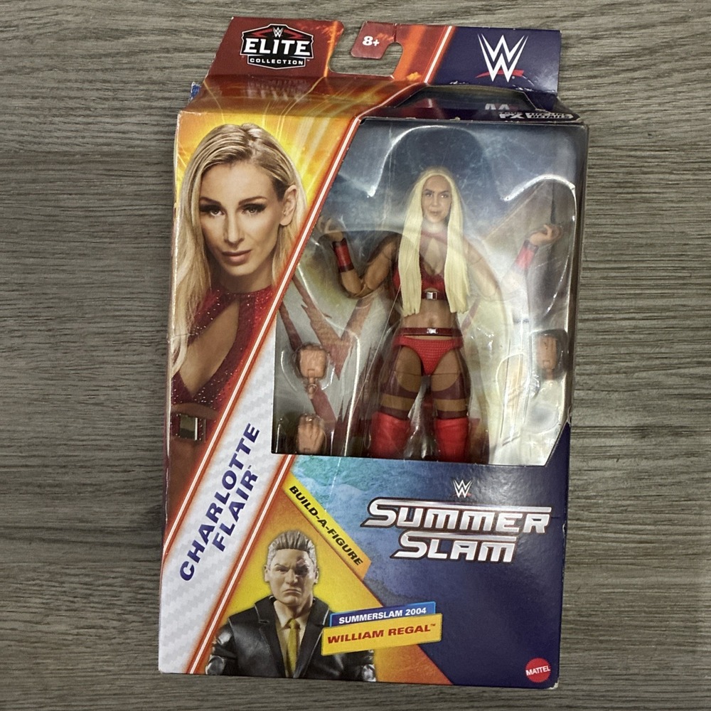 New Mattel WWE Wrestling Elite Summer Slam Charlotte Flair Figure NIP Regal BAF - Picture 1 of 8